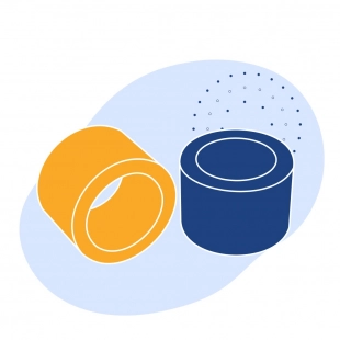 Втулка бронзовая 109 мм БРОФ10-1