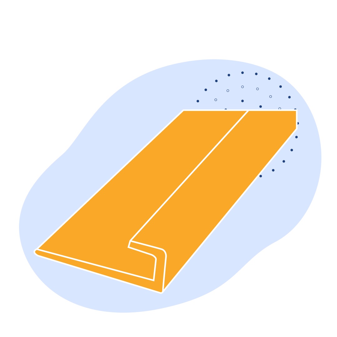 L-образный профиль стальной 20х20х4 мм СТ0 ГОСТ 8509-93
