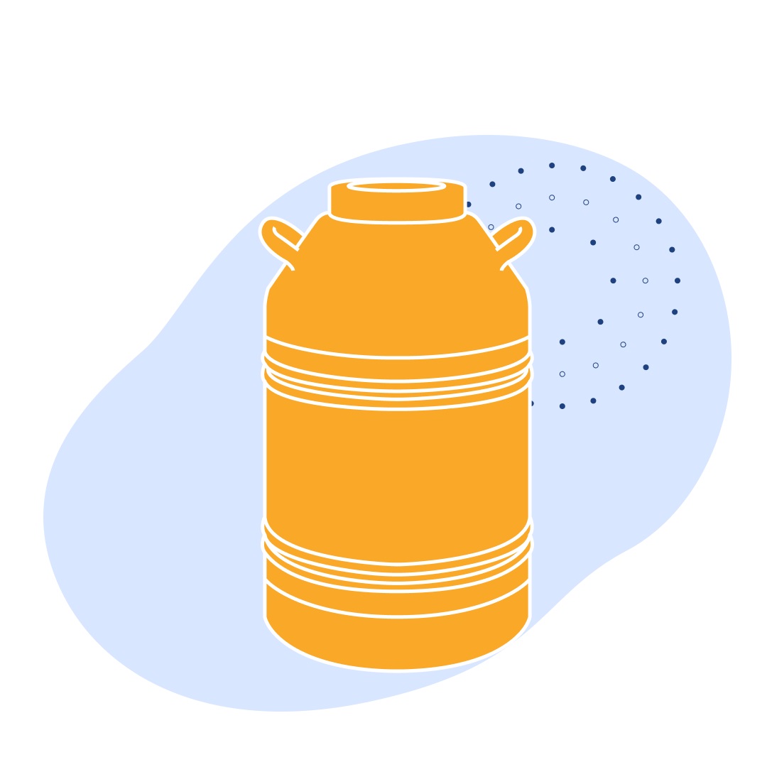 Сосуд Дьюара промышленный СДП-35/90К (кислород) 35 л