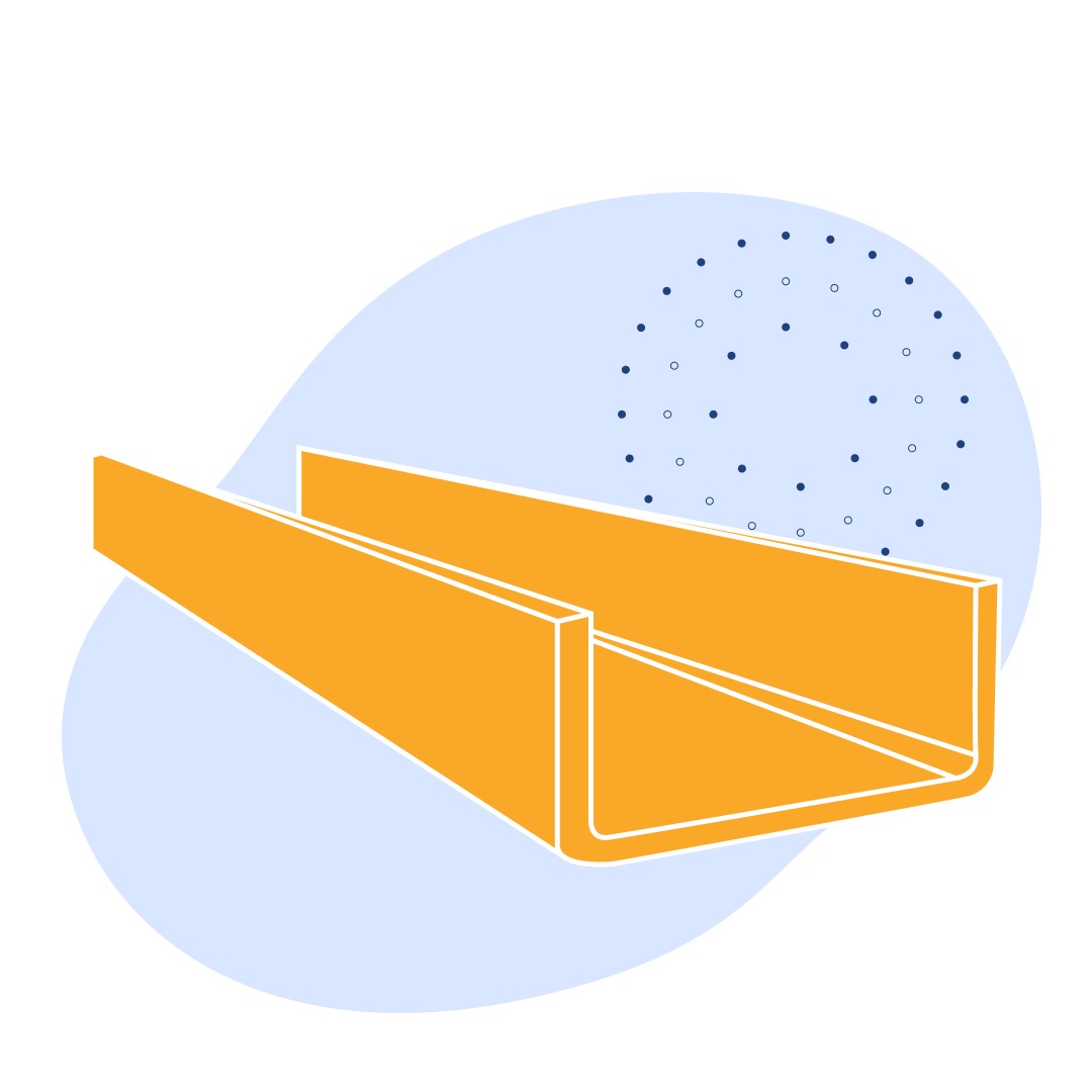 Швеллер стальной гнутый равнополочный 180х100х5 мм Ст3сп ГОСТ 8278-83