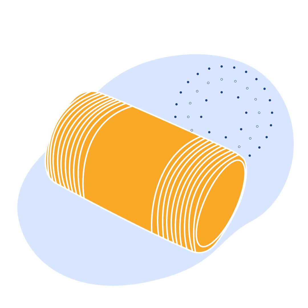 Сгон нержавеющий Ду 50 мм AISI 304