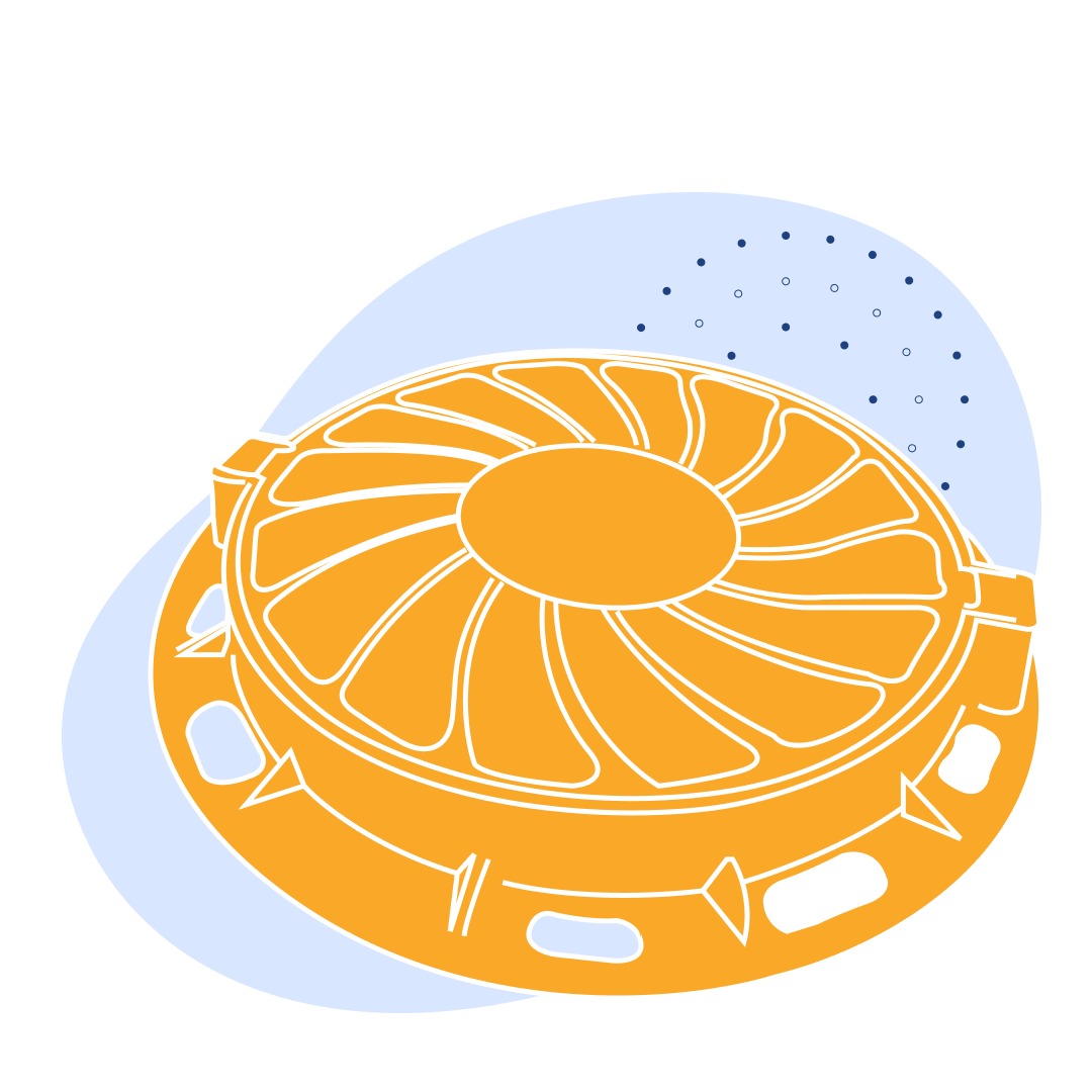 Люк тяжелый 680x550x86 мм 83.2 кг