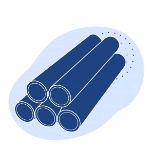 Труба стальная электросварная прямошовная 63 мм Ст08 ГОСТ 10707-80