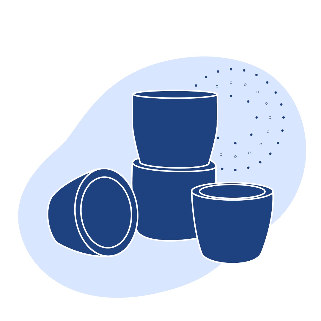 Капели магнезитовые 8 (упаковка 240 шт) 18.2 кг