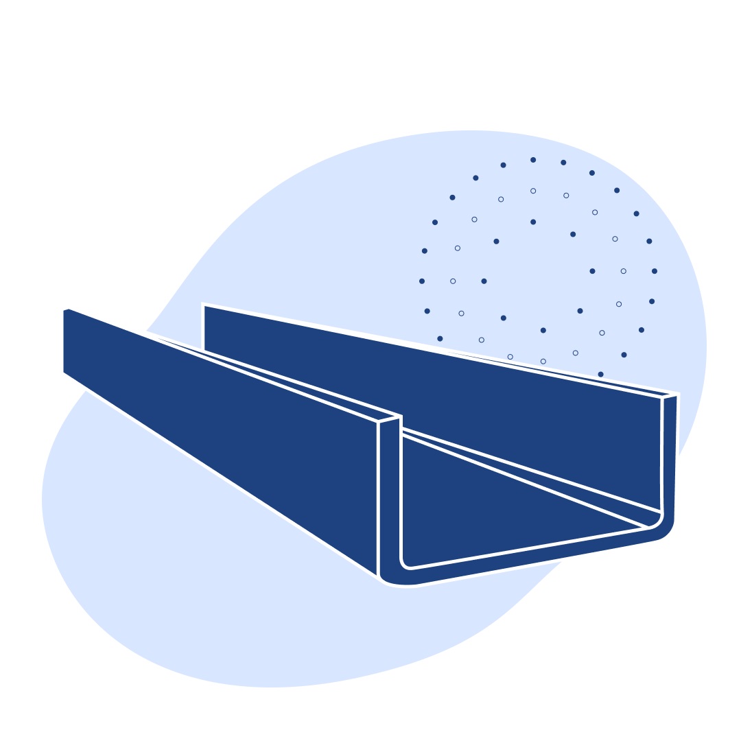 Швеллер стальной гнутый равнополочный 180х100х5 мм Ст3сп ГОСТ 8278-83