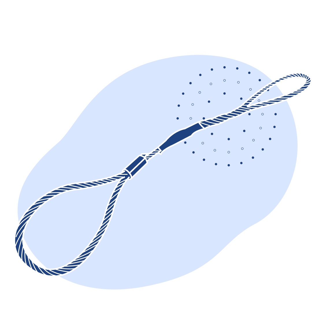 Строп грузовой канатный 4СК 4 т 3 м